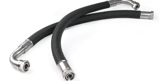 przewod teflonowy w oplocie polipropylenowym do mieszaniny glikolu z woda