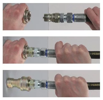 vysokotlaké hydraulické rychlospojky