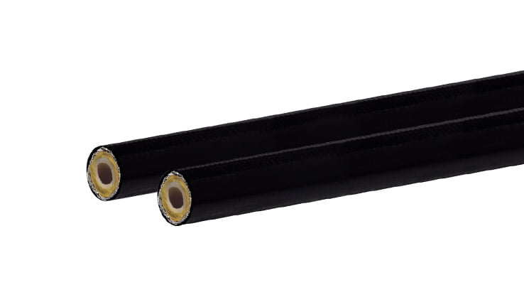 Termoplastové hadice a koncovky uhp 3 Termoplastické hadice UHP s ocelovým opletem