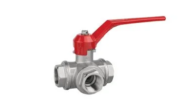 Kulové kohouty 8 Trojcestný kulový ventil