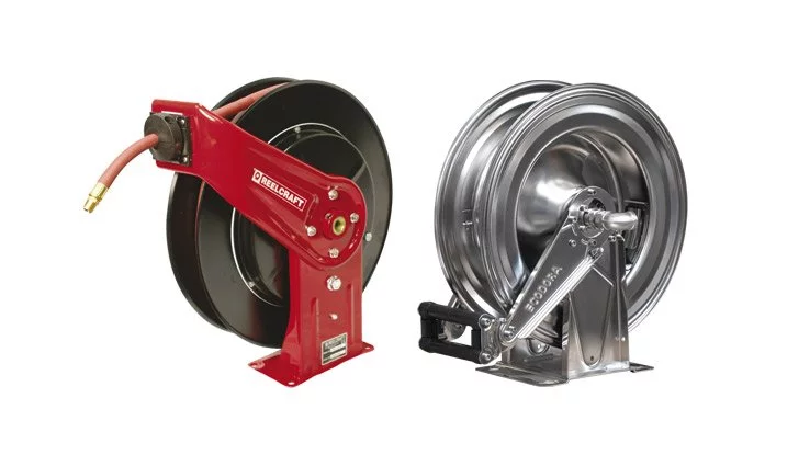 Hadicové bubny a navijáky 4 Pružinové hadicové bubny